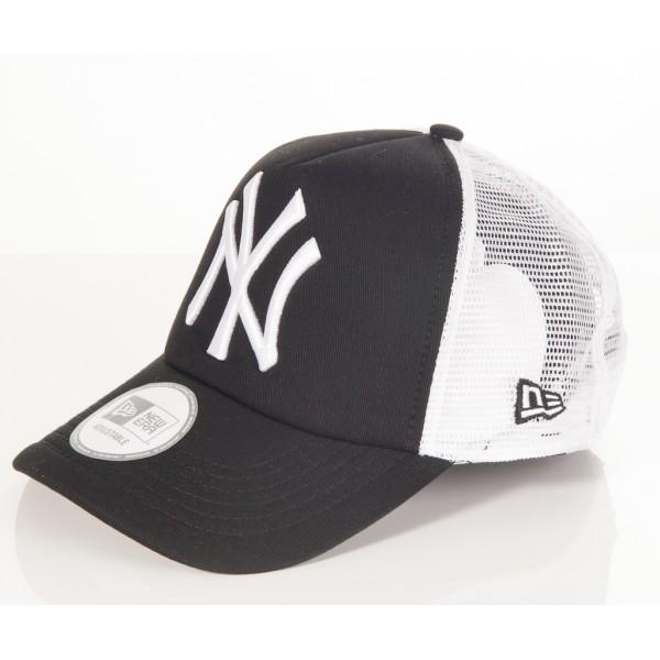 Šiltovka New Era Trucker New York Yenkees Black White